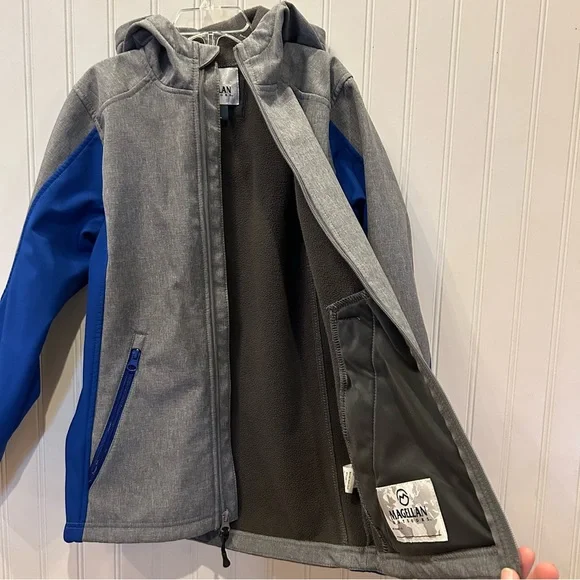 Boys Magellan Hooded Jacket size M - Picture 4 of 13